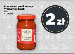 Netto Koncentrat pomidorowy Tradycyjny Smak oferta
