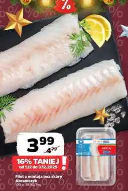 Netto Filet z mintaja bez skóry Abramczyk oferta