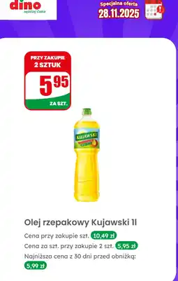 Dino Olej rzepakowy Kujawski 1l oferta