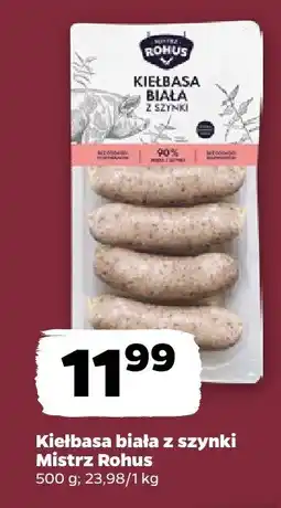 Netto Kiełbasa biała z szynki Mistrz Rohus oferta