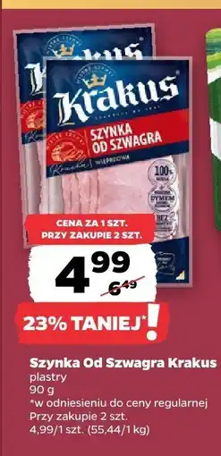 Netto Szynka Od Szwagra plastry Krakus oferta