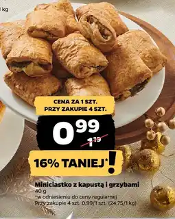 Netto Miniciasto z kapustą i grzybami Netto oferta