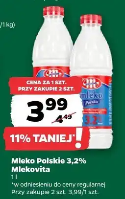 Netto Mleko Polskie 3,2% Mlekovita oferta