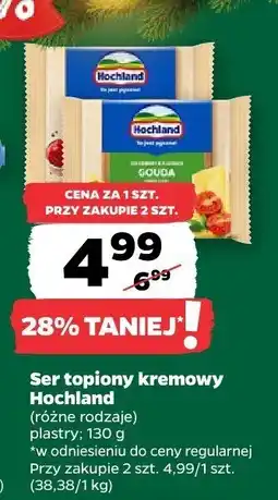 Netto Ser topiony kremowy Hochland różne rodzaje plastry oferta