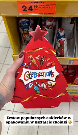 Biedronka Cukierki Celebrations choinka oferta