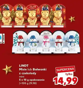 Misie lub Bałwanki z czekolady mini Lindt