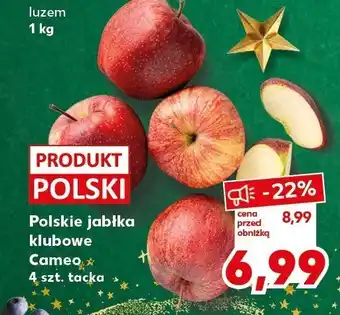 Jabłka polskie Cameo 4 szt. tacka Kaufland
