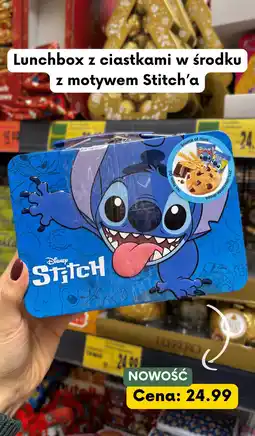 Kaufland Lunchbox z ciastkami Stitch Disney oferta