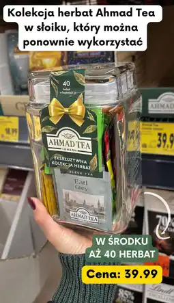 Kaufland Herbata Ahmad Tea kolekcja herbat w słoiku oferta