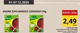 Supeco Knorr zupa barszcz czerwony 53g oferta
