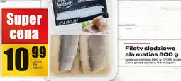 Supeco Filety śledziowe ale matias 800 g oferta
