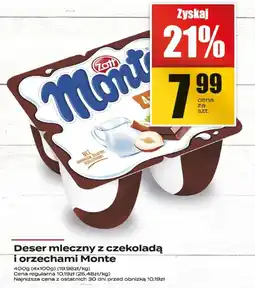 Supeco Deser mleczny z czekoladą i orzechami Monte oferta