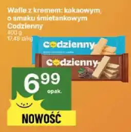 Delikatesy Centrum Wafie z kremem: kakaowym, o smaku śmietankowym Codzienny oferta