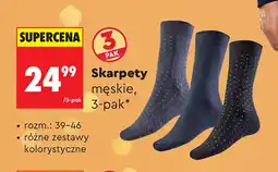 Biedronka Skarpety męskie oferta