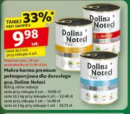 Auchan Mokra karma premium dla dorosłego psa Dolina Noteci oferta