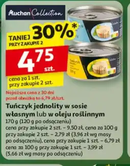 Auchan Tuńczyk jednolity oferta