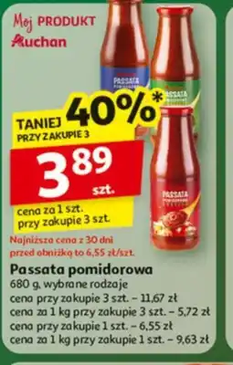 Auchan Passata pomidorowa oferta