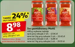 Auchan Sos pomidorowy Mutti oferta