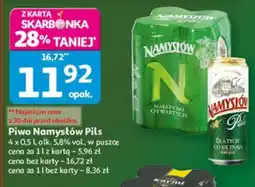 Auchan Piwo Namysłów Pils oferta