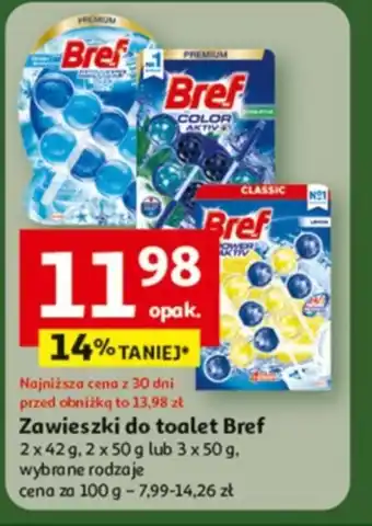 Auchan Zawieszki do toalet Bref oferta