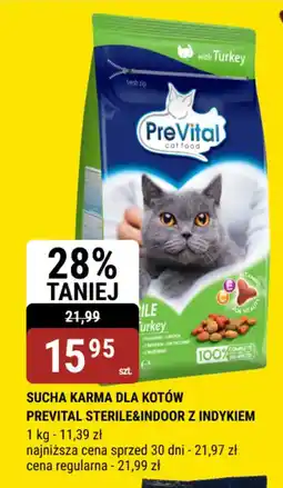 bi1 Sucha karma dla kotów prevital sterile&indoor z indykiem oferta