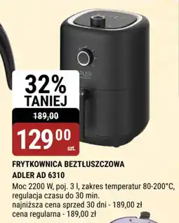 bi1 Frytkownica beztłuszczowa adler ad 6310 oferta