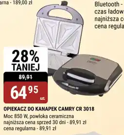 bi1 Opiekacz do kanapek camry cr 3018 oferta