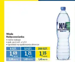Makro Woda Nałęczowianka oferta