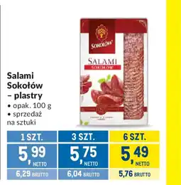 Makro Salami Sokołów - plastry oferta