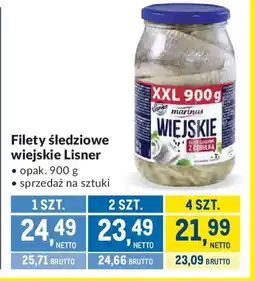 Makro Filety śledziowe wiejskie Lisner oferta