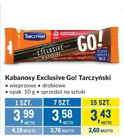 Makro Kabanosy Exclusive Go! Tarczyński oferta