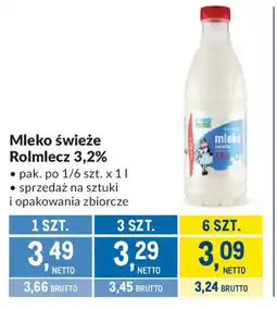 Makro Mleko świeże Rolmlecz 3,2% oferta