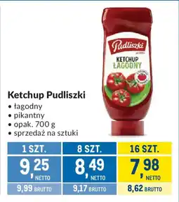 Makro Ketchup Pudliszki oferta