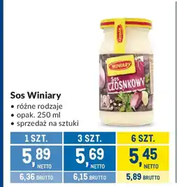 Makro Sos Winiary oferta