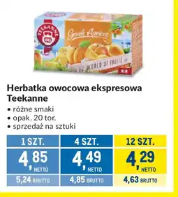 Makro Herbatka owocowa ekspresowa Teekanne oferta