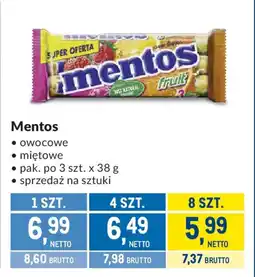 Makro Mentos oferta
