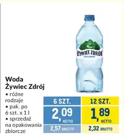 Makro Woda Żywiec Zdrój oferta