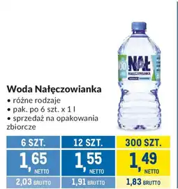 Makro Woda Nałęczowianka oferta