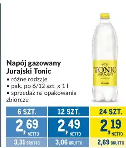 Makro Napój gazowany Jurajski Tonic oferta