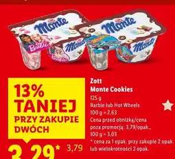Lidl Jogurt Monte Cookies Barbie Zott oferta