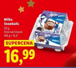 Lidl Czekoladowe Snowballs Oreo Milka oferta