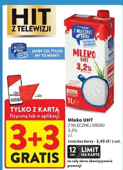 Intermarche Mleko UHT 3,2% Z Mlecznej Drogi oferta