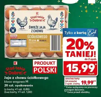 Kaufland Jajka z chowu ściółkowego M K-Stąd Tanie & Dobre! oferta