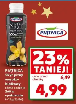 Kaufland Napój pitny Skyr wysokobiałkowy, różne rodzaje Piątnica oferta