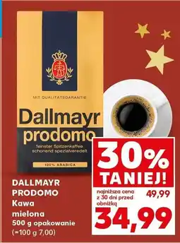 Kaufland Kawa mielona Prodomo Dallmayr oferta