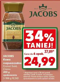 Kaufland Kawa rozpuszczalna Cronat Gold Jacobs oferta