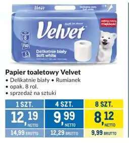 Makro Papier toaletowy Velvet oferta