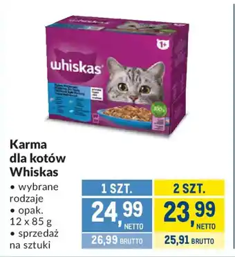 Makro Karma dla kotów Whiskas oferta