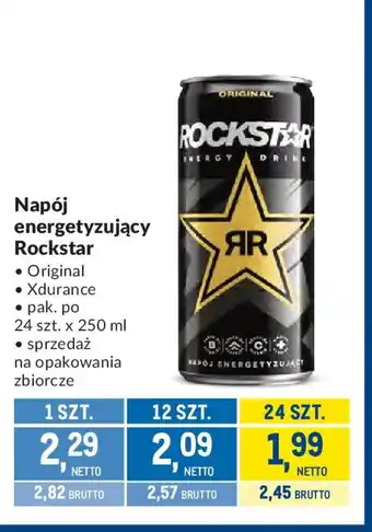 Makro Napój energetyzujący Rockstar oferta