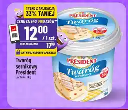 Polomarket Twaróg sernikowy President Lactalis oferta